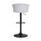 Armen Living Lydia Adjustable Black Wood Bar Stool in Light Gray Fabric with Black Metal LCLYBABLKLTGR - alternate 10